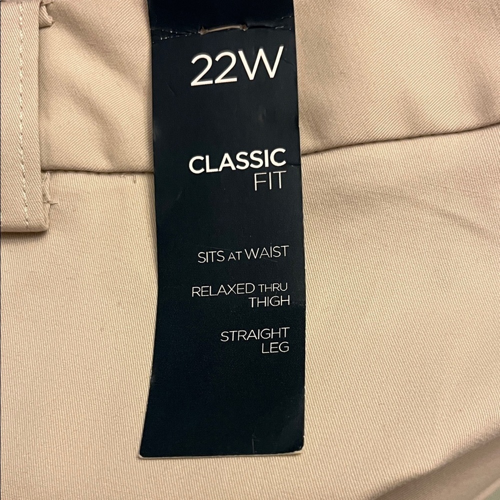 NWT Jones New York Signature Woman Stretch Pants size 22 - Picture 6 of 11